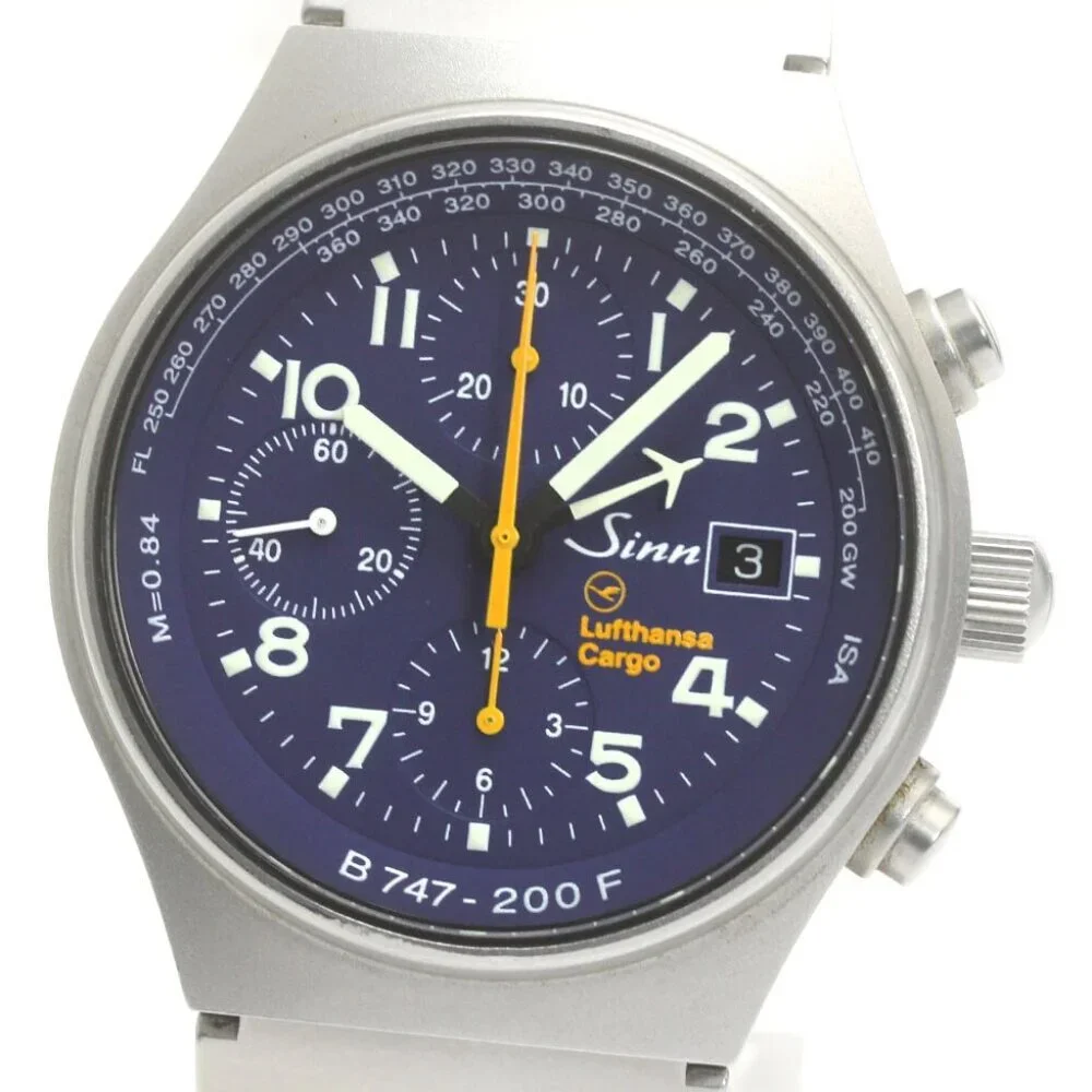Sinn CARGO 144-747 Chronograph Date blue Dial Automatic Men's Watch_876134
